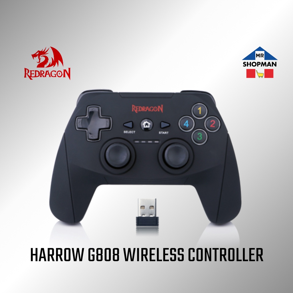 Redragon Harrow Wireless Gamepad / Game Controller (G808) | Shopee ...