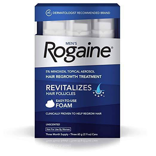 Men S Rogaine Hair Loss Hair Thinning Treatment Minoxidil Foam