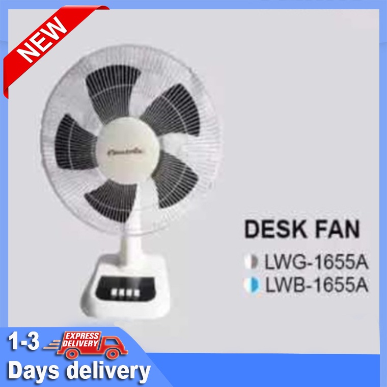 Desk Fan Electric Fan Centrix 16 inches 5 Rounded Blade CX1655A