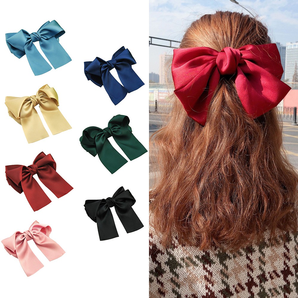 ribbon hair clips