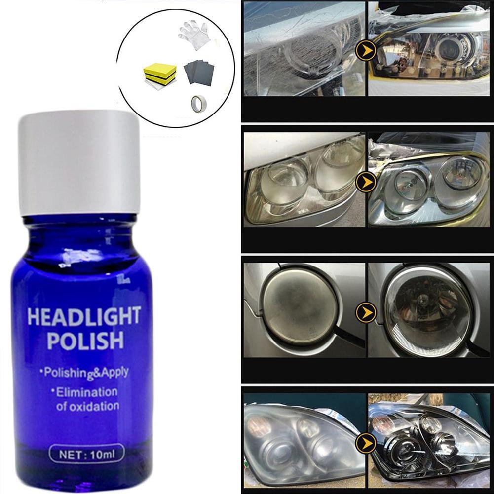 9H Hardness Auto Car Headlight Len Restorer Repair Liquid Polish