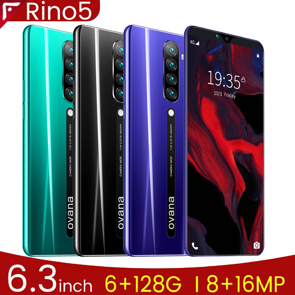 Rino5 smart phone 6 3 inch Handfon Face recognition Full 