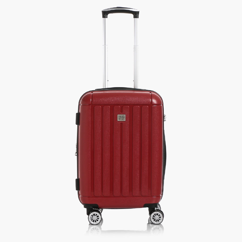 red luggage