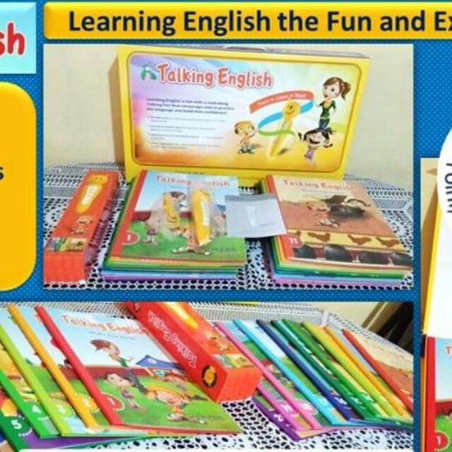 Talking English with talking pen and 24 books Shopee Talking English with talking pen and 24 books Shopee