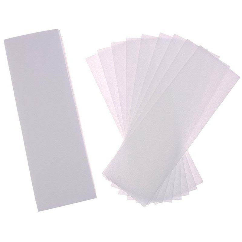 200 Pack Hair Removal Waxing Strips Non Woven Wax Strips Epilating
