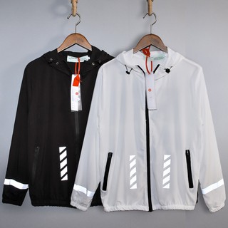 off white reflective hoodie