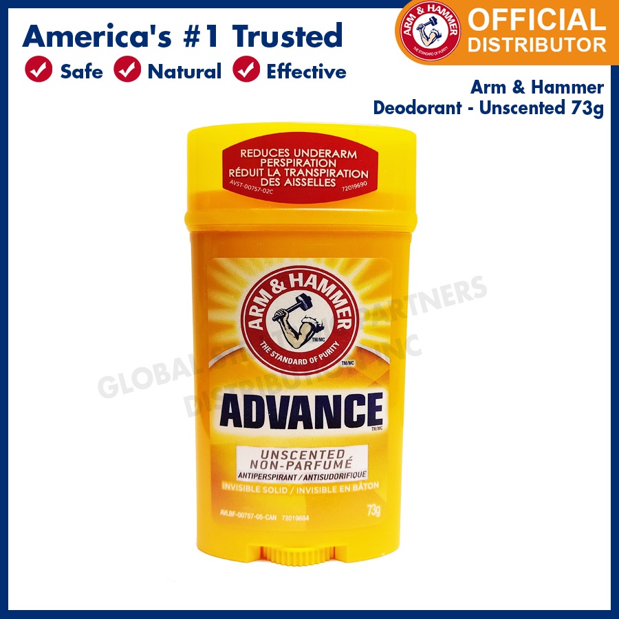 Arm and Hammer Deodorant Unscented 73g Shopee Philippines