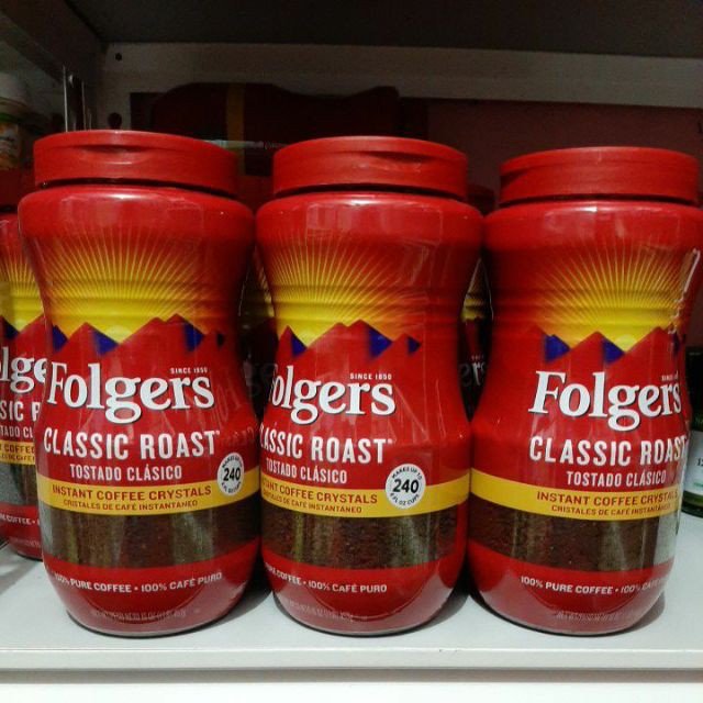 Folgers Classic Roast Instant Coffee Shopee Philippines