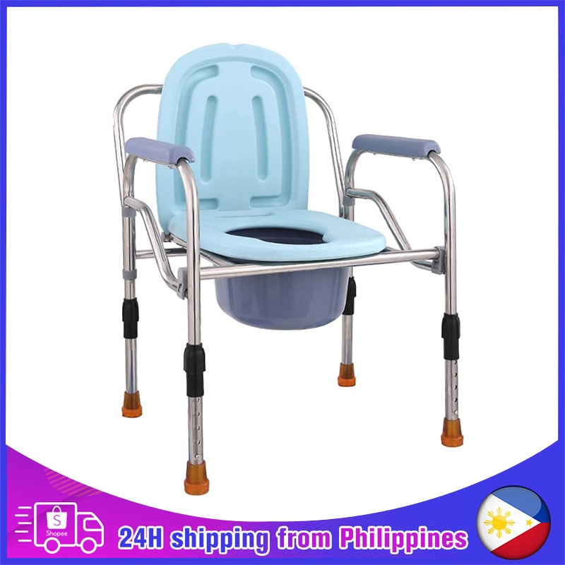 COD Foldable Commode Chair Movable bath Up To chair bath