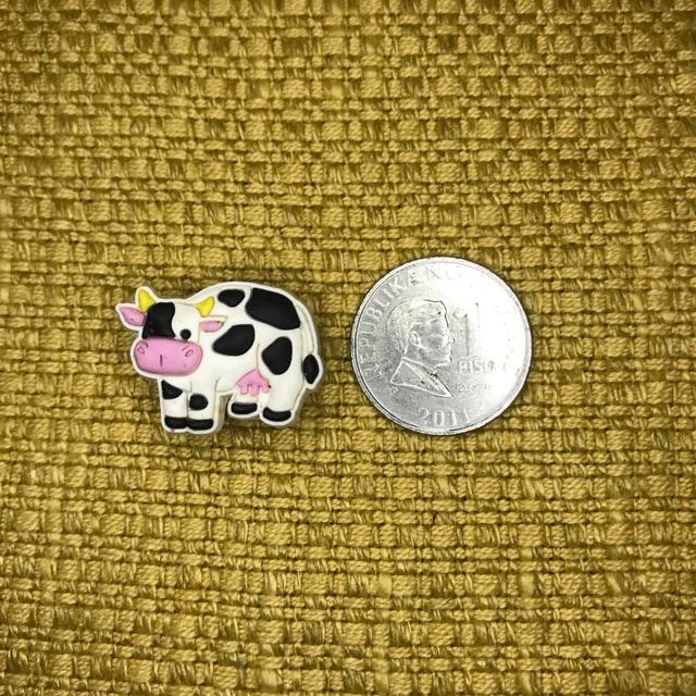 cow croc charms