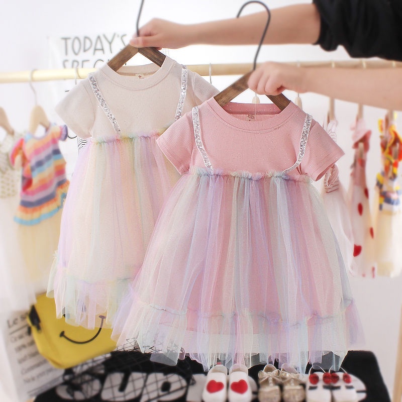 Princess dress for baby 04 years baby dress for girl baby girl fluffy mesh dress kids dress for