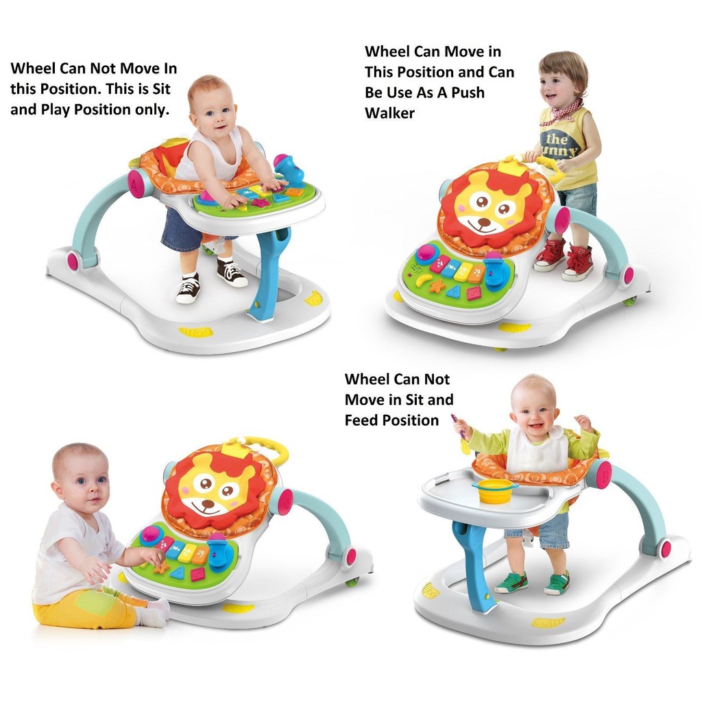 baby walker with feeding tray