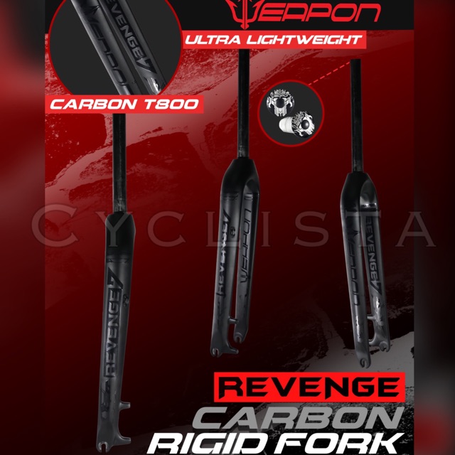 weapon rigid fork 29er