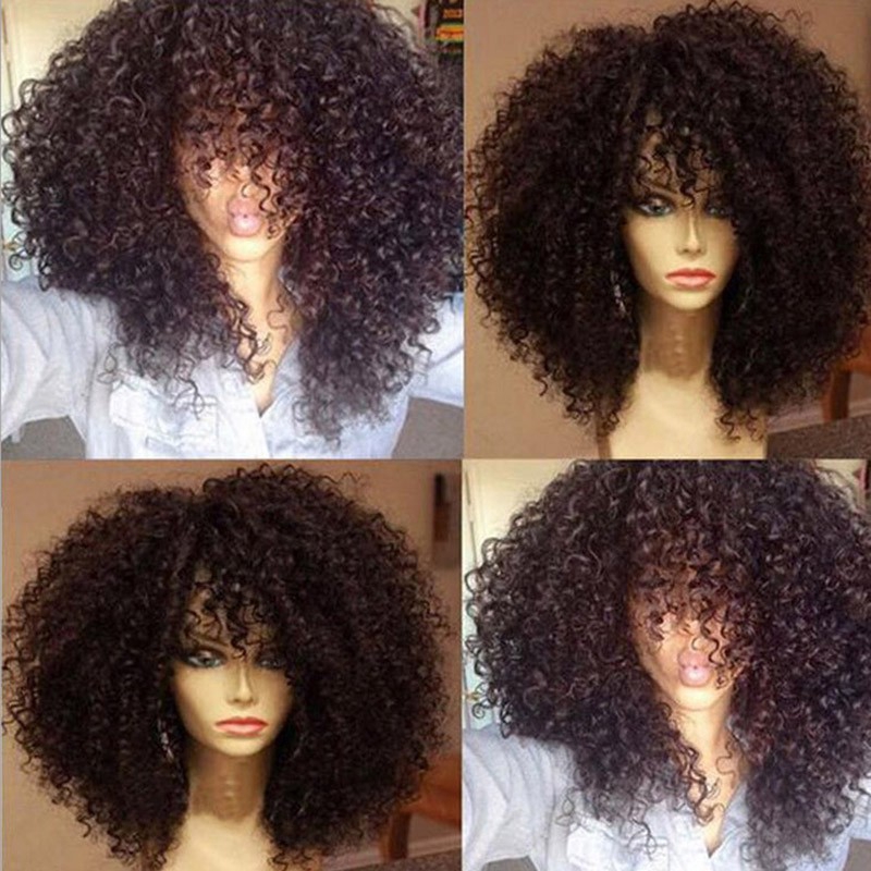 Fashion Women Fashion Short Curly Hair Straight Hair Wig Shopee Philippines