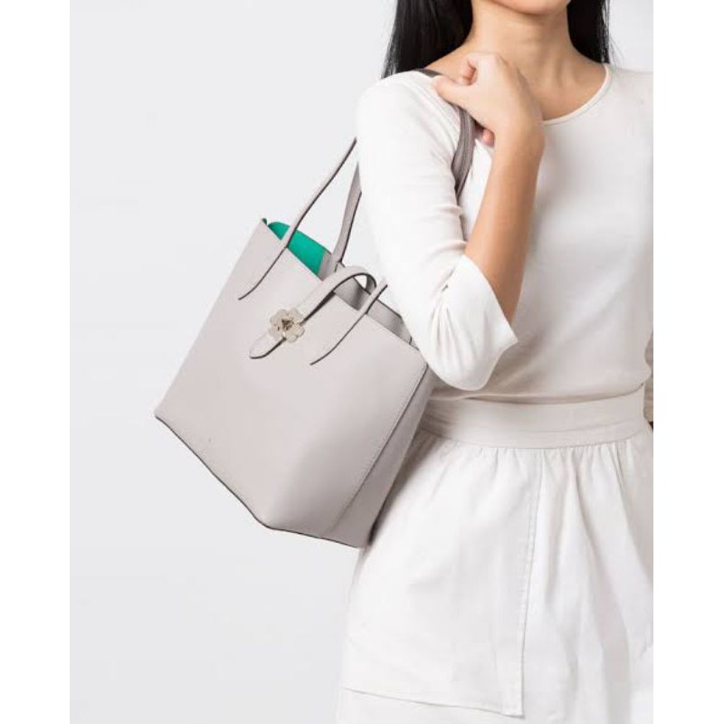 Kate Spade Kaci Small Soft Taupe Bag $359 from USA | Shopee Philippines
