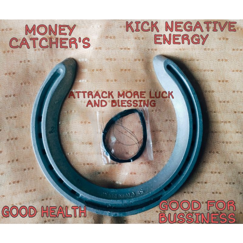 LUCKY CHARM HORSE SHOE (USED) WITH HORSE HAIRS | Shopee Philippines