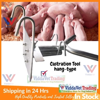 Hang-type Piglet Ca.s.t.ration holder (hang type) Stainless Steel Tool  Kapon stainless steel