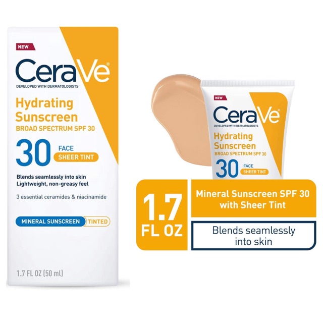 face sheer tint hydrating sunscreen spf 30