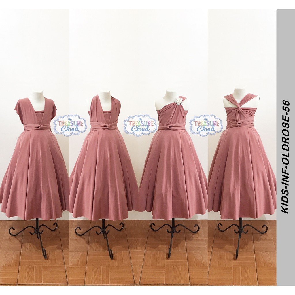 old rose infinity dress for wedding