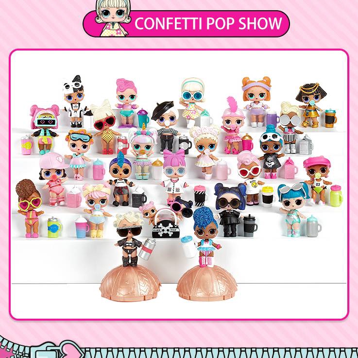 lol surprise confetti pop lil sisters