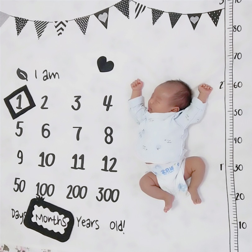 Spot Baby Photo Background Cloth Baby Photo Background Baby Photo Blanket Thickened Newborn Background Blanket Full Moon 100 Days Month Photo Prop Month Sticker Growth Record Photo Baby Month Shopee Philippines