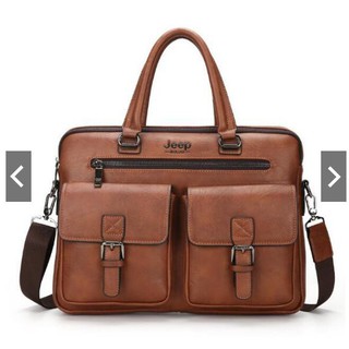 Jeep Man Handbag Business Men Briefcase Sling Laptop Bag