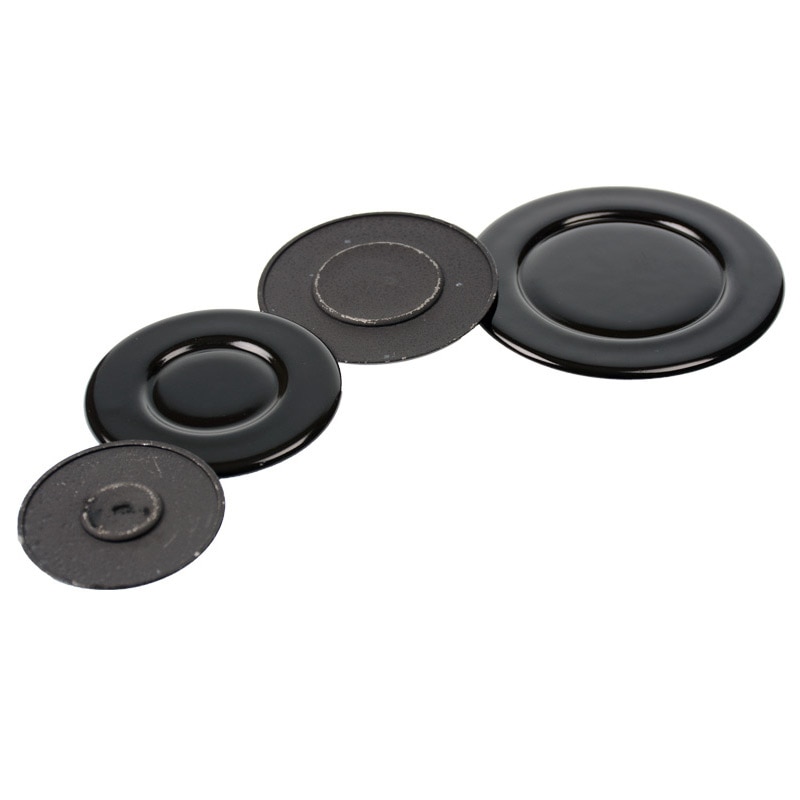 SPARES2GO Non Universal Small, 2 Medium, Large Gas Burner Crown and Flame Cap Kit for Hygena/Schreiber Hob Oven Cookers 