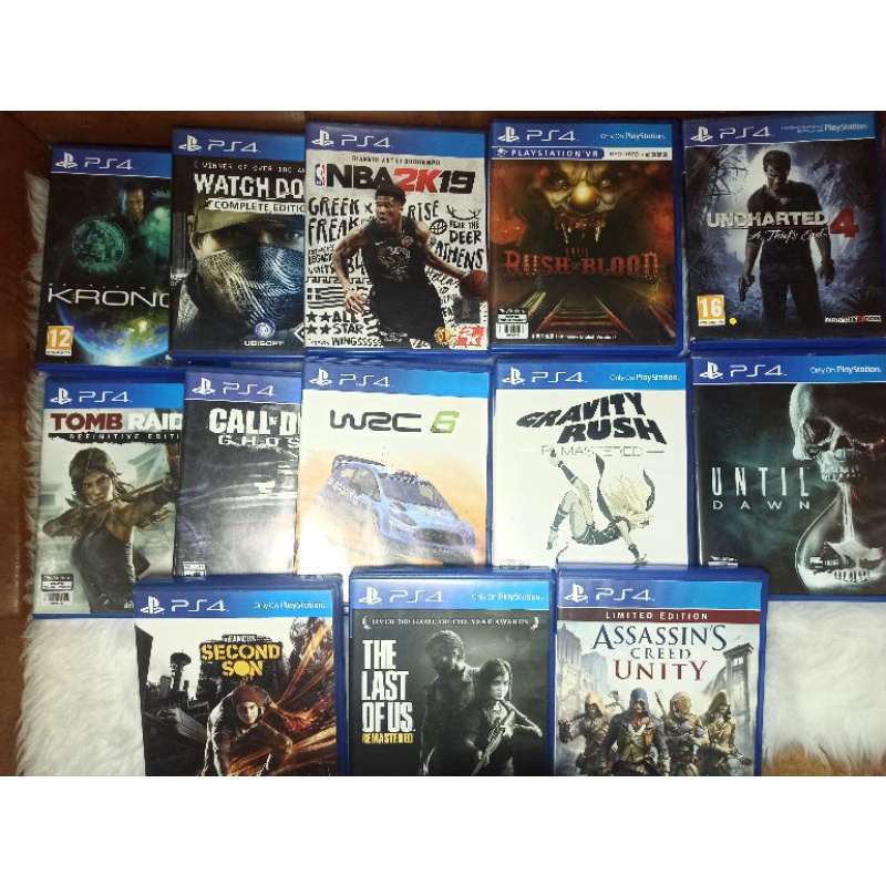 Second Hand Ps4 Games. | Shopee Philippines