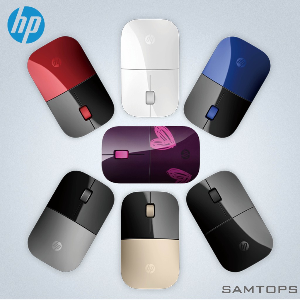 HP Z3700 Optical USB 2.4Ghz Wireless mouse Silent Laptop PC Office