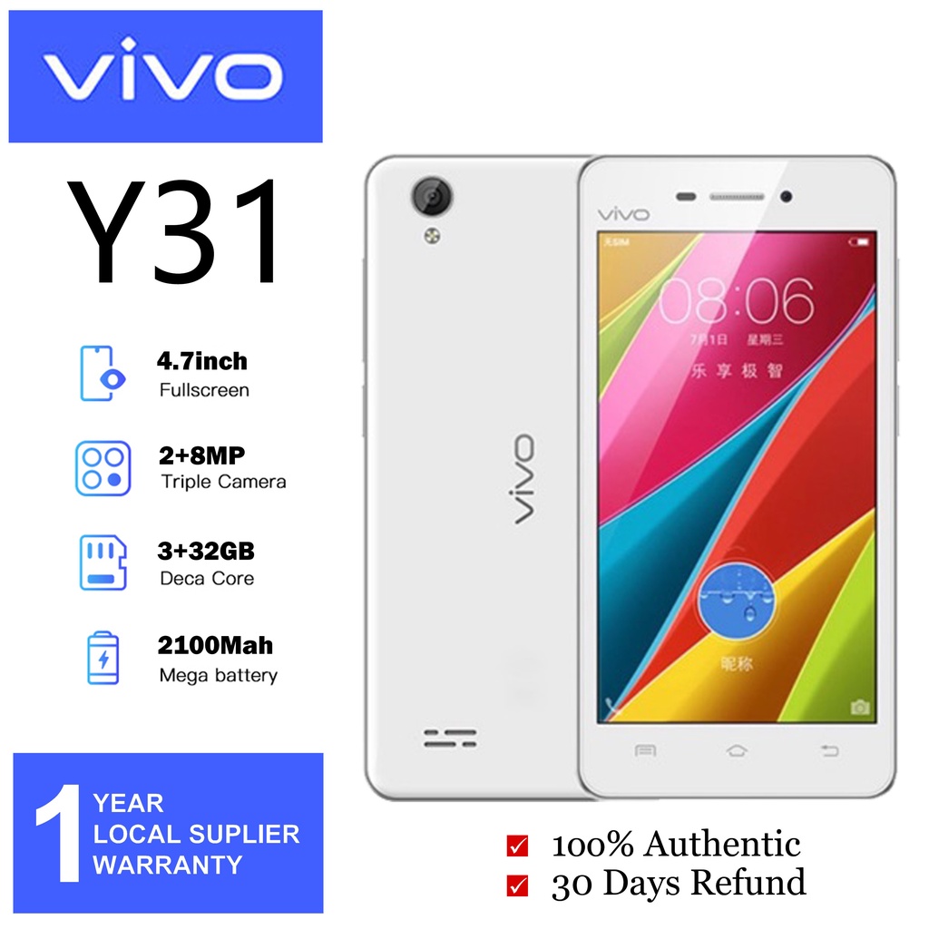 Vivo Y31 3+32GB Android Smart Phone | Shopee Philippines