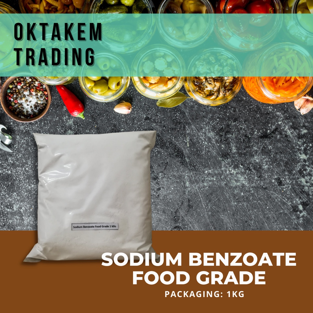 Sodium Benzoate Food Grade 1kg Oktakem Shopee Philippines