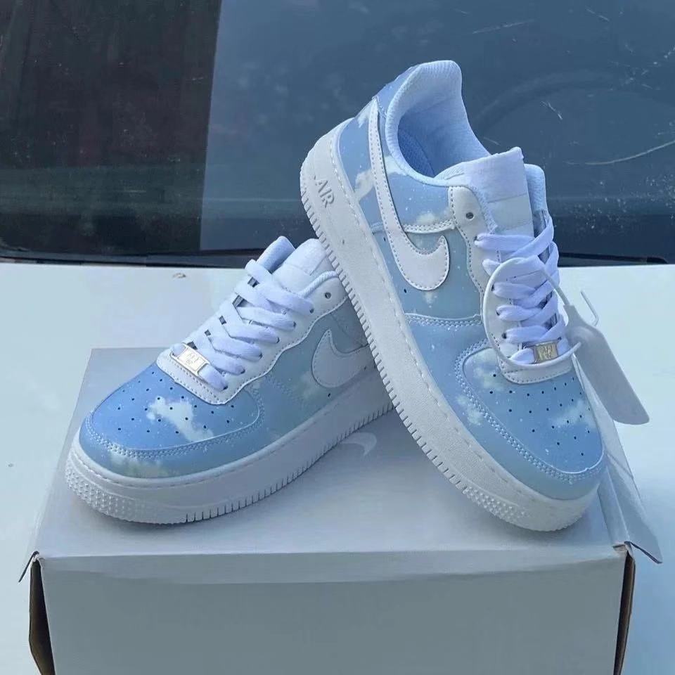 nike air force 1 blue sky