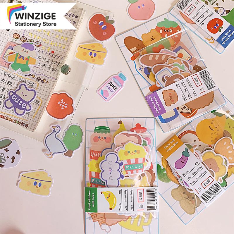 Winzige 20pcs Cute Korean Stickers Ins Waterproof Bear Winzige 20pcs Cute Korean Stickers Ins Waterproof Bear
