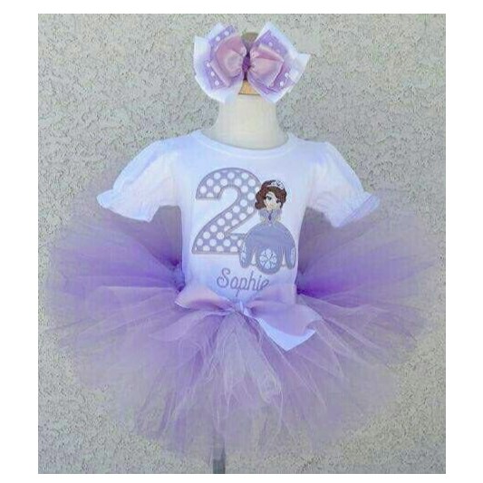 sofia the first tutu set