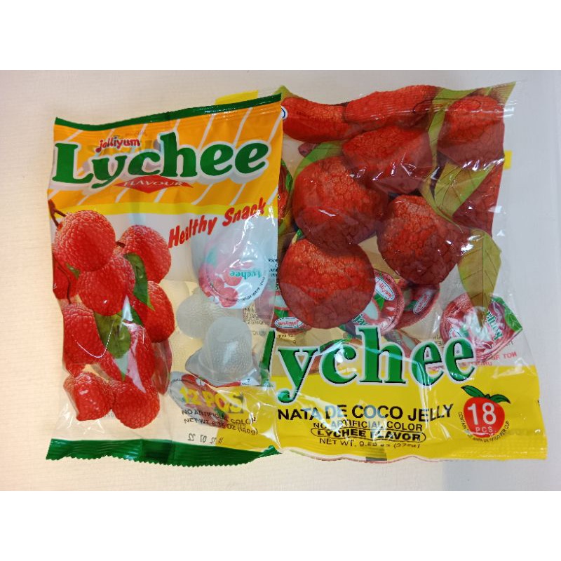 Jelliyum Lychee Flavour/Lychee Nata de Coco Jelly 1218pcs. Shopee