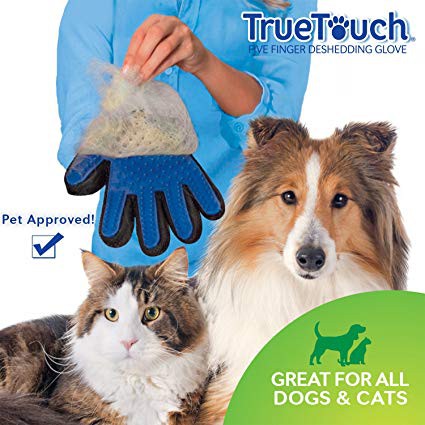 true touch dog grooming glove