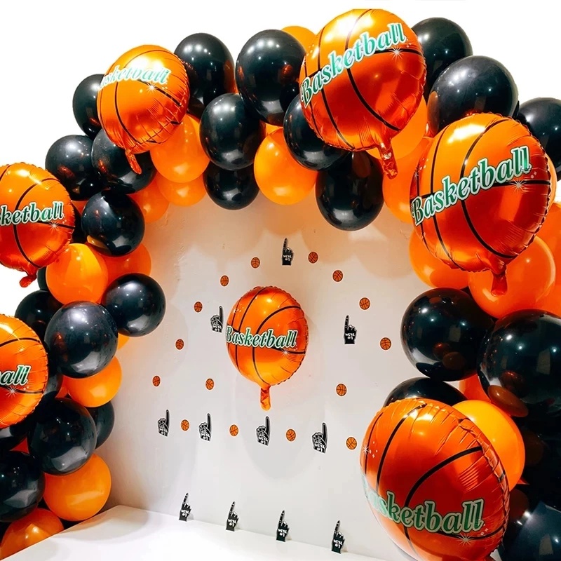86pcs/set Basketball Balloon Garland Set Boys Birthday Party Baby Shower Basketball Theme Party