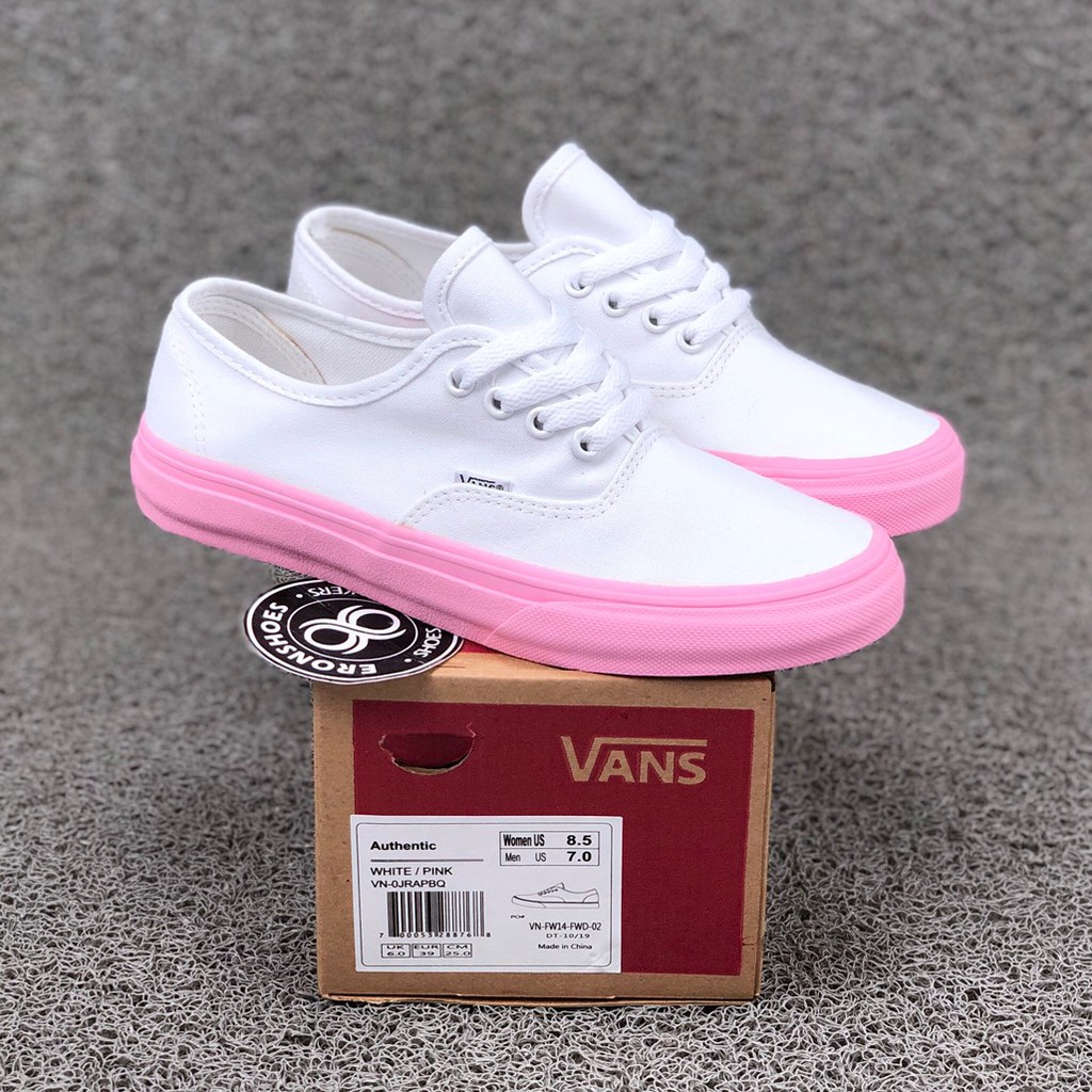 vans authentic pink
