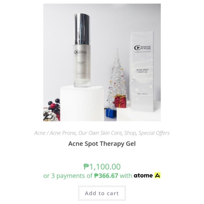 Manny and Pie Calayan Acne Spot Gel Shopee Philippines