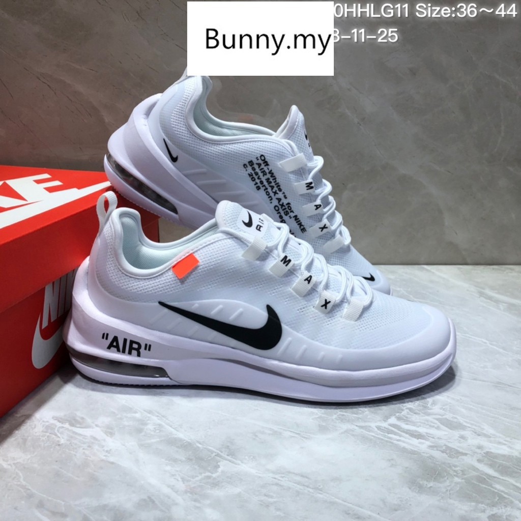 nike air max axis off white running shoes