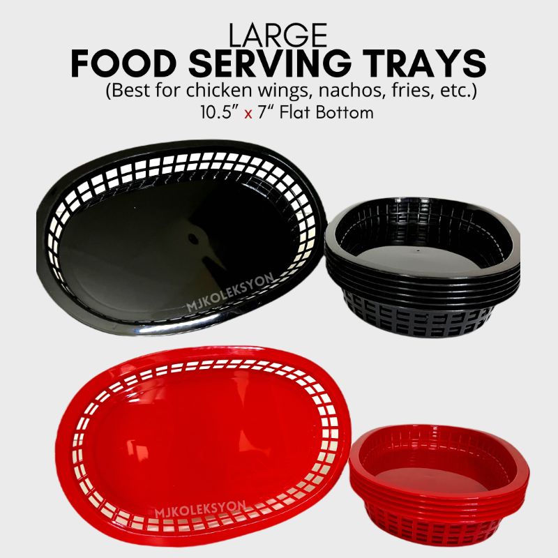 Food Tray Basket for burger rice meal fries LARGE TRAY | Shopee Philippines