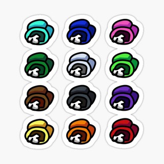 Among Us Stickers Per Set Ghost Among Us Dead Body Shopee Philippines