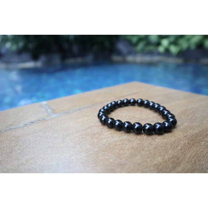 Supplier Of Black Onyx Stone Bracelet Elastic Unisex Merdeka Star Seller Shopee Philippines