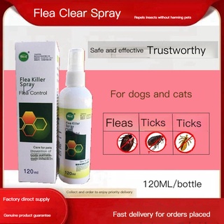 Pet Remove Flea Household Cats Dogs Tick Medicine Liqing Insecticide Dog Special Spray Body External Insect Repellent