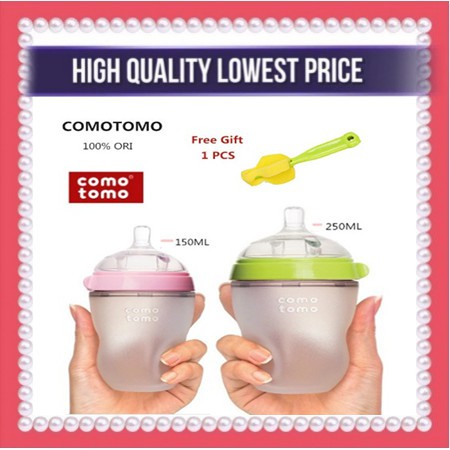 comotomo silicone baby bottle