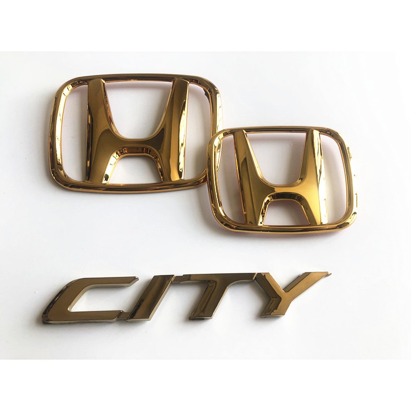 Honda City 17 19 Gold Logo Set Shopee Philippines