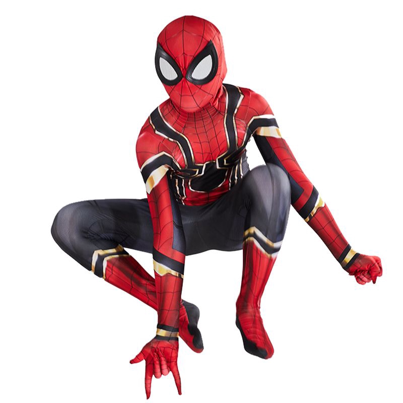Details about  / Spider-Man Homecoming Cosplay Costume Iron Spiderman Jumpsuit Superhero Suits