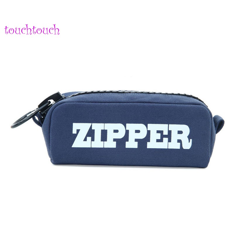 navy blue pencil case