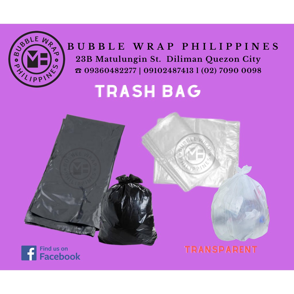 Large Trash bags / Garbage bags 100pcs Shopee Philippines