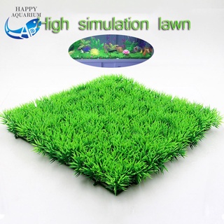 Artificial Aquatic Green Grass Plant Lawn Aquarium Fish Tank Landscape Miniature Dollhouse Ornament